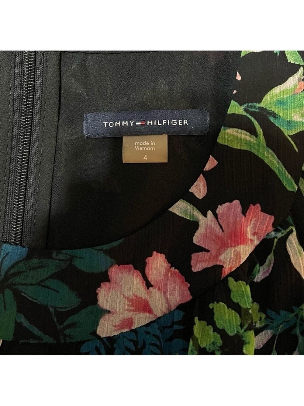 Tommy Hilfiger Floral Maxi Dress Women’s Size 4 - Picture 6 of 8